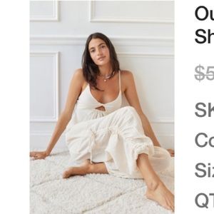 Out From Under Astor Semi-Sheer Jumpsuit — NWOT